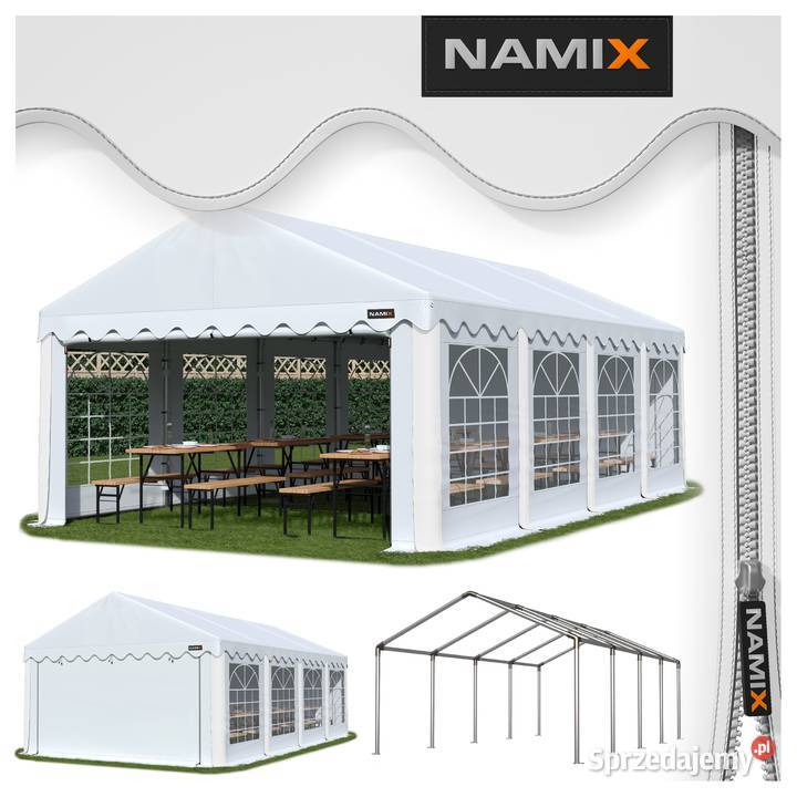 Namiot NAMIX BASIC 6x8 imprezowy ogrodowy RÓŻNE KOLORY