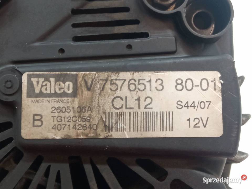 ALTERNATOR 757651380 16 VTI Peugeot 207 I