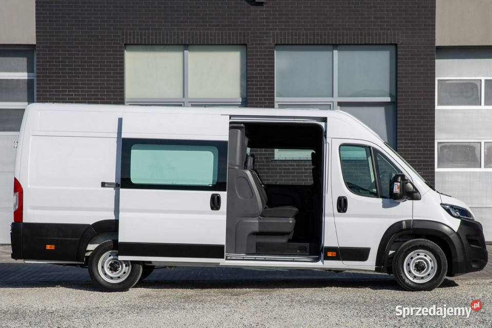 Fiat Ducato L4H2 5 osób BRYGADOWY Maxi 180 Power ASR (kontrola trakcji) Jarocin sprzedam