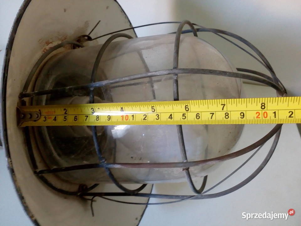 Stara lampa fabryczna Sp Pracy PRZYSZŁOŚĆ