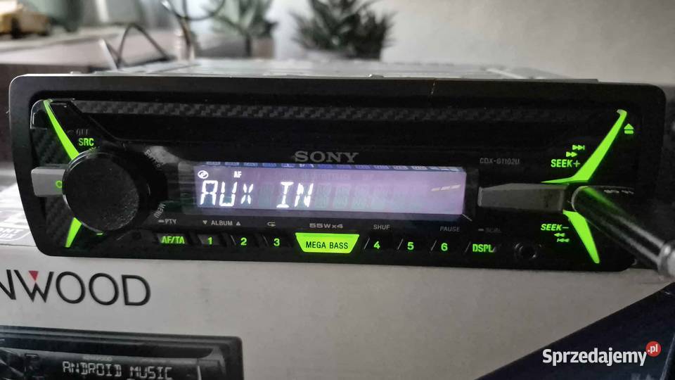 Sony CDX G1102 USBAUX Radio samochodowe
