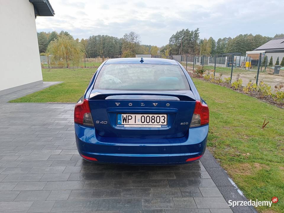 Volvo S40 2008 20 w pięknym błękitnym kolorze klimatyzacja mazowieckie