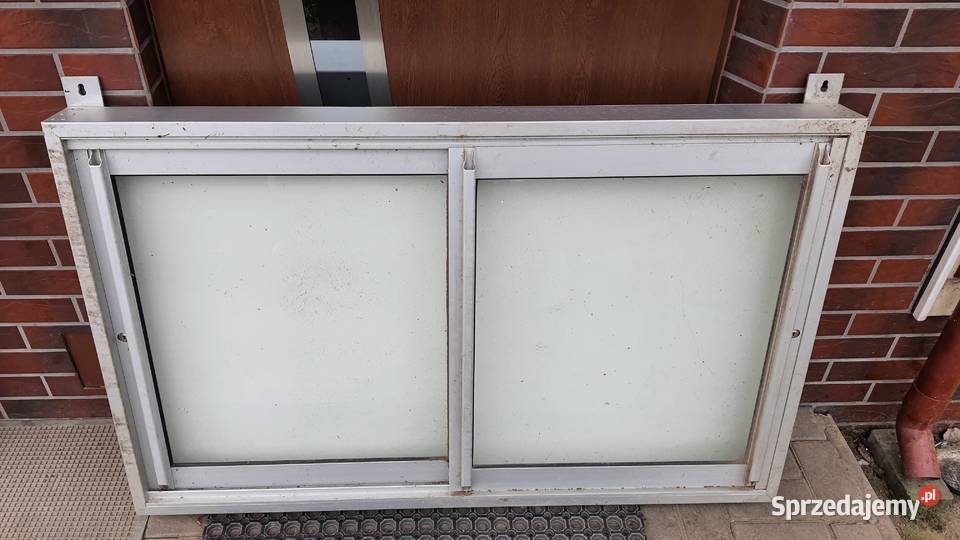 Gablota witryna tablica zamykana aluminiowa lubelskie Lublin