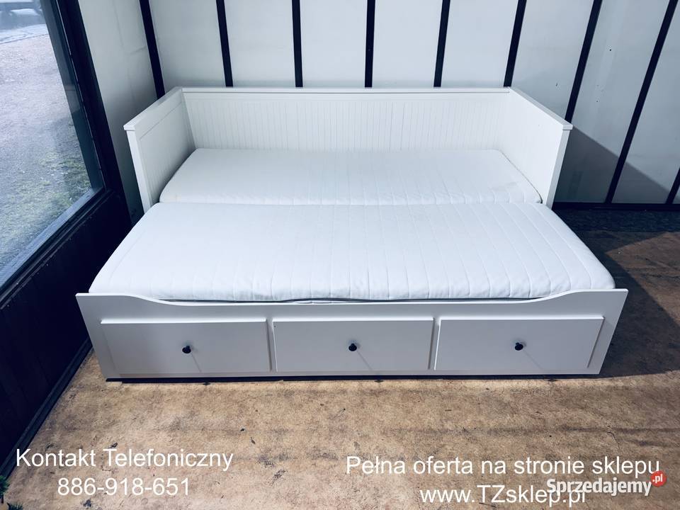 IKEA HEMNES Łóżko Leżanka z 3 szufladami 2 Rybnik sprzedam