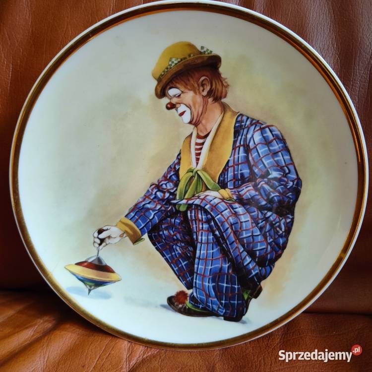 Angielska porcelana Kolekcja talerzy