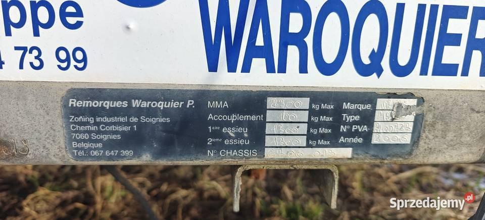 Laweta przyczepa 27t pomorskie Nowa Wieś Lęborska