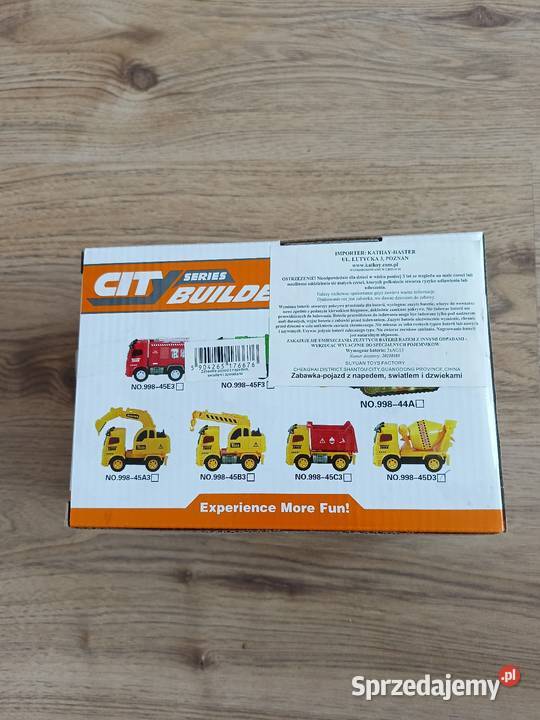 Betoniarka zabawkowa City Builder pojazd Gdynia