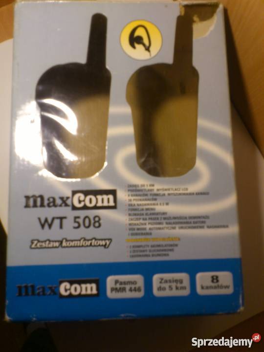 Krótkofalówki MAXCOM WT508 stan Łódź