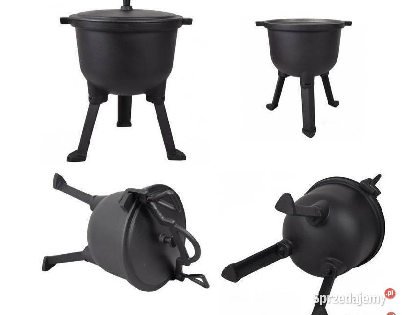 139 Wyprzedaż magazynu Kociołek 5 litrów żeliwny Dom i Ogród