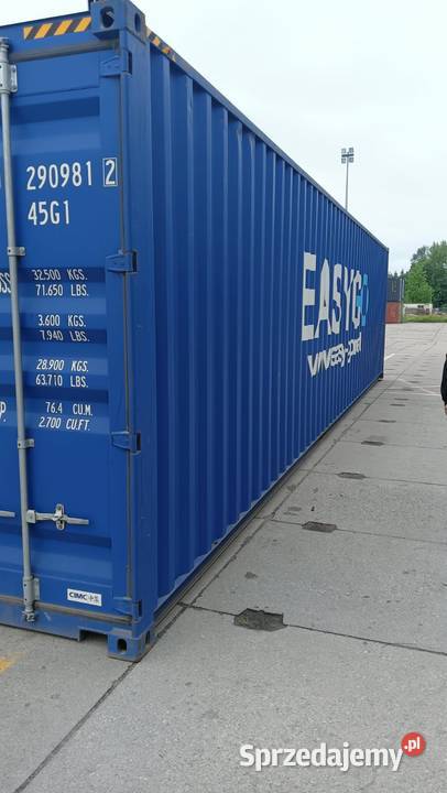 Kontener morski 40HC nowy stan Pabianice sprzedam