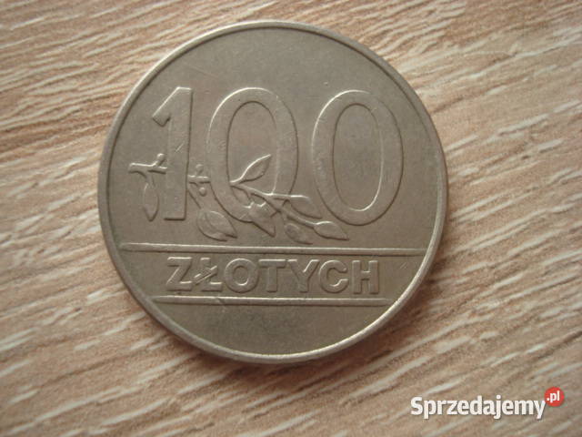 Moneta 100 z 1990 r Numizmatyka Bądkowo