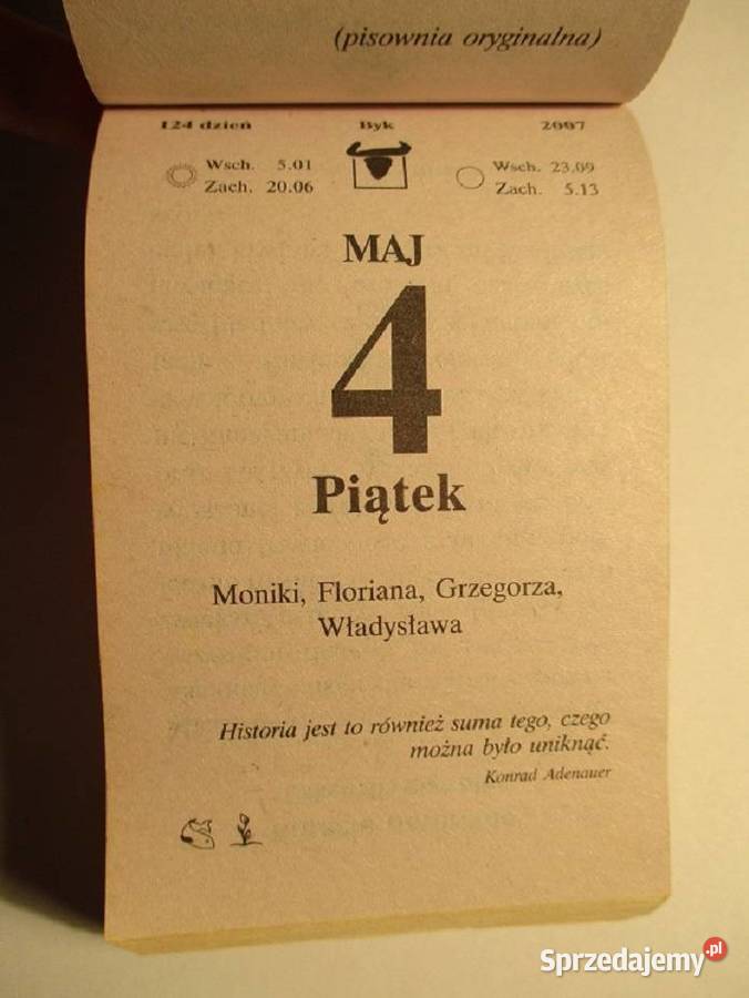 Kartki z kalendarza kalendarz ździerak daty