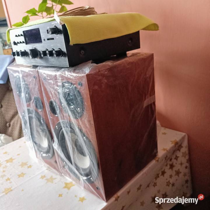 Zestaw stereo dobrze grający Wzmacniacze i pokrewne Bytom