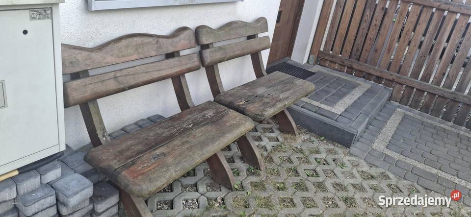 Zestaw ogrodowy solidny drewniany Straszyn