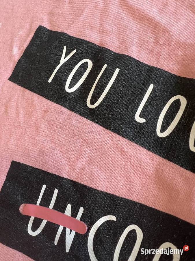 Koszulka bluzka tshirt z krótkim rękawem You Jasło