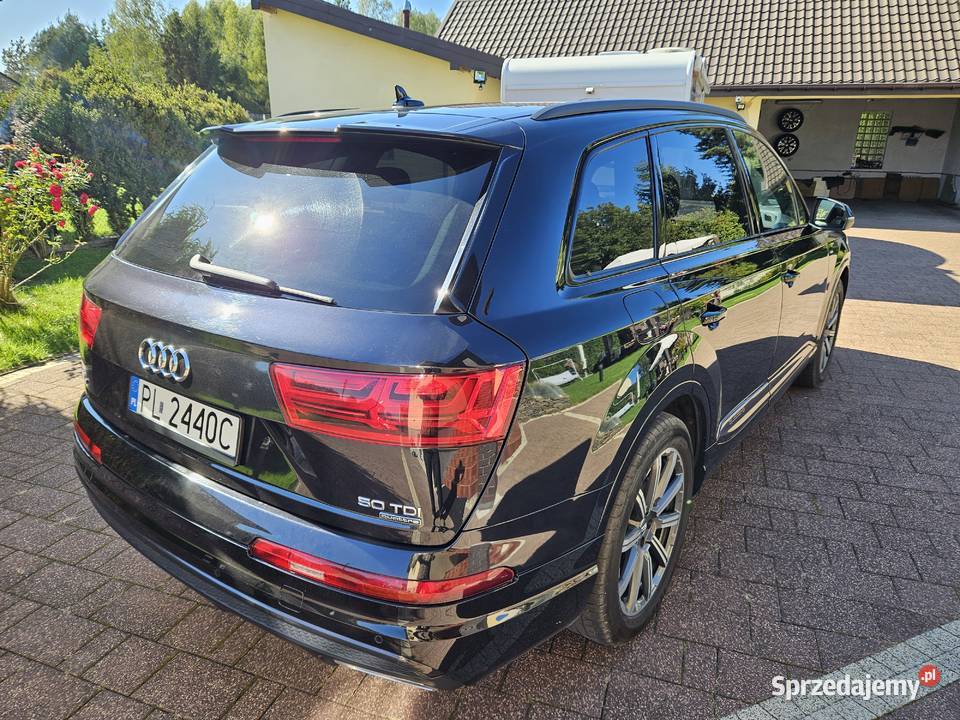 Audi Q7 II 30 50 TDI QUATTRO 7 osobowy Krajowy Czarny Las