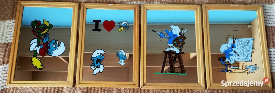 Obrazy na lustrze Smerfy Wrocław