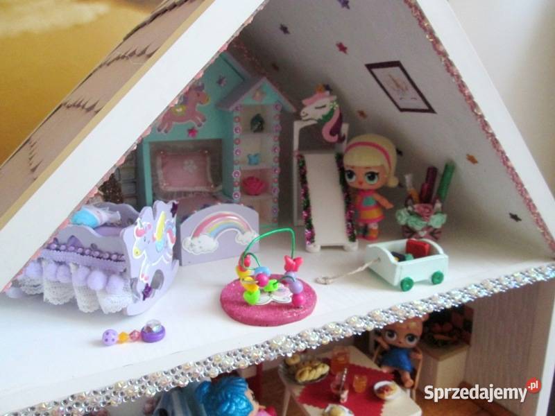 Domek lalek robiony ręcznie z pełnym Bogatynia