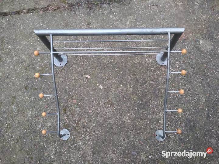 Metalowy wieszak garderoba z półką 612 Kościan sprzedam
