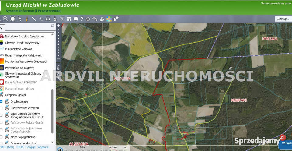 Grunt 5441m2 Kołpaki Sprzedaż