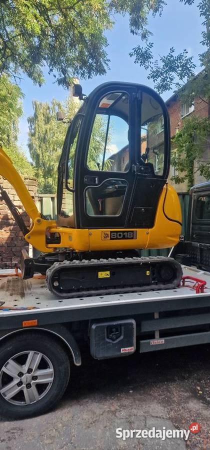 Sprzedam minikoparka jcb 8018 2011r Koparki Świętochłowice