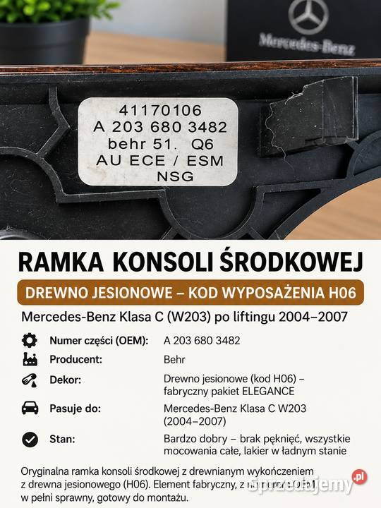 Sprzedam oryginalną ramkę ozdobną konsoli kujawsko-pomorskie Inowrocław
