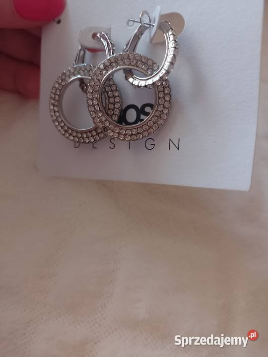 ASOSBogato zdobione kolczyki ślubne koła z Kraków