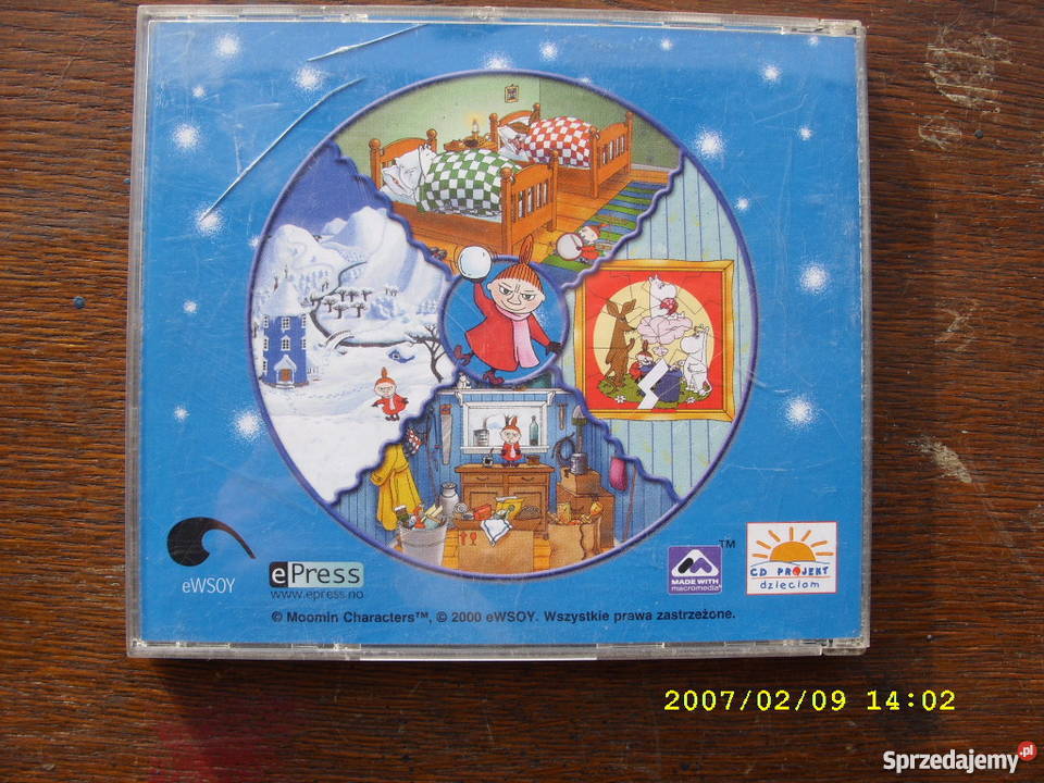 Bajki CD ZIMA MUMINKOW Płyty i kasety dolnośląskie Wołów sprzedam