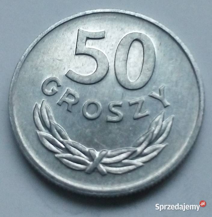 POLSKA-50 GROSZY- 1985 r-zzm-AL