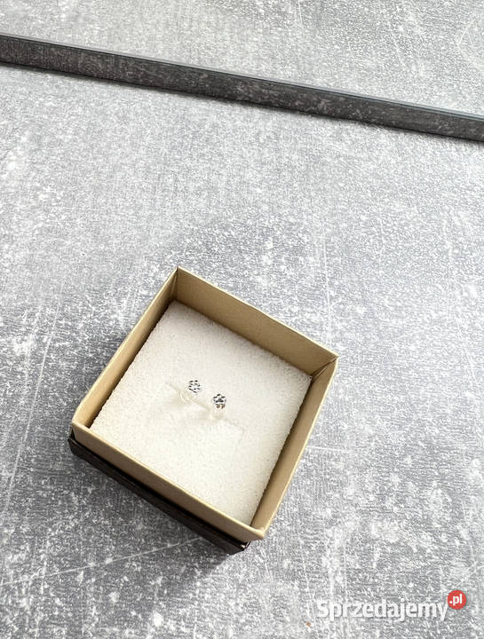 Kolczyki srebrne kwiaty kwiatki Jasło sprzedam