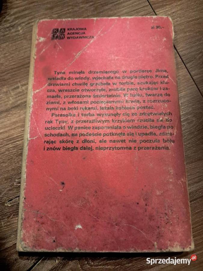 książka z 1980r kontury śmierci PBlue stan dost Sandomierz sprzedam
