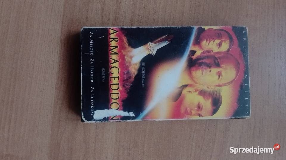 Kaseta VHS armageddon świętokrzyskie Czarzyzna sprzedam