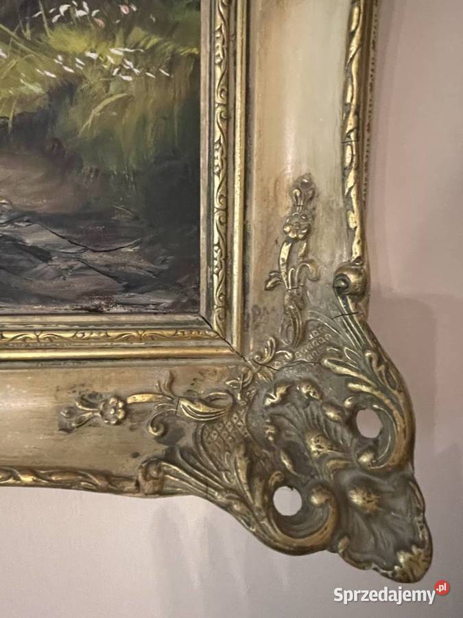 Pejzaż obraz olejny malowany na płótnie