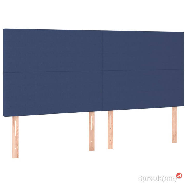 Zagłówek do łóżka z LED niebieski 160x5x118128 mazowieckie Warszawa