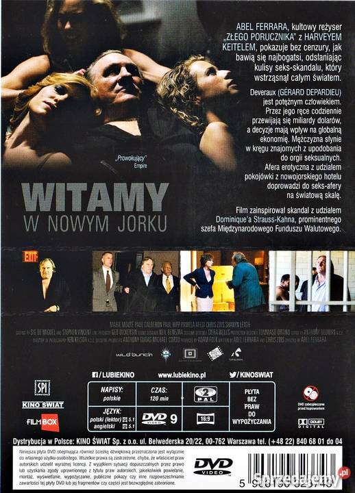 WITAMY W NOWYM JORKU GERARD DEPARDIEU 1 płyta Kalisz