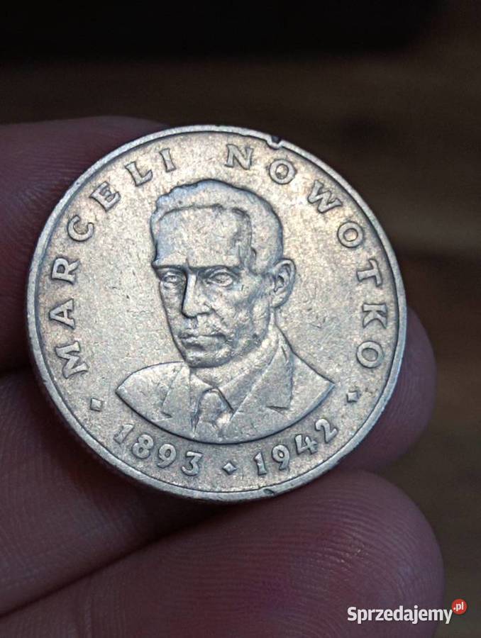 sprzeam monete 20 zl 1974 Marceli Nowotko Chełm