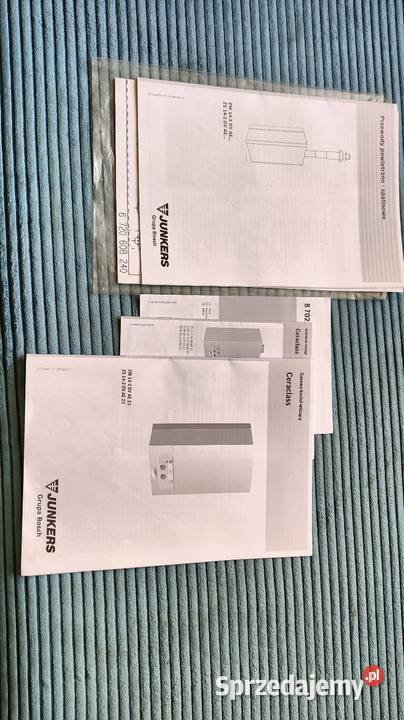 Junkers nowy piec gazowy dwufunkcyjny sterownik Wojkowice sprzedam