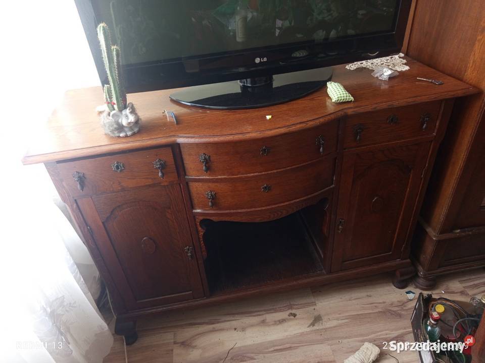 Meble dębowe do jadalni antyczne z Francji Łódź sprzedam