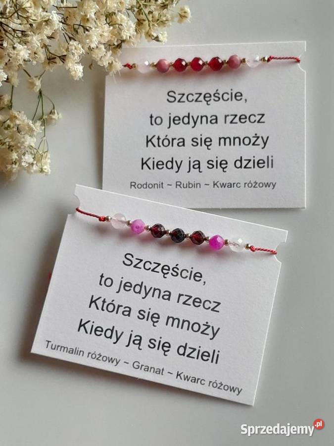 Bransoletka Szczęścia Kamienie naturalne sprzedam