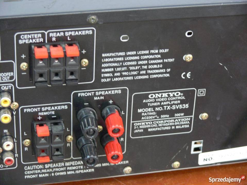 Amplituner Onkyo TXSV535R mocny i sprawnyWYSYŁKA Jasło