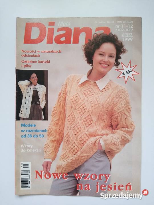 Mała Diana 11121999 miesięcznik Czasopisma pomorskie Gdańsk
