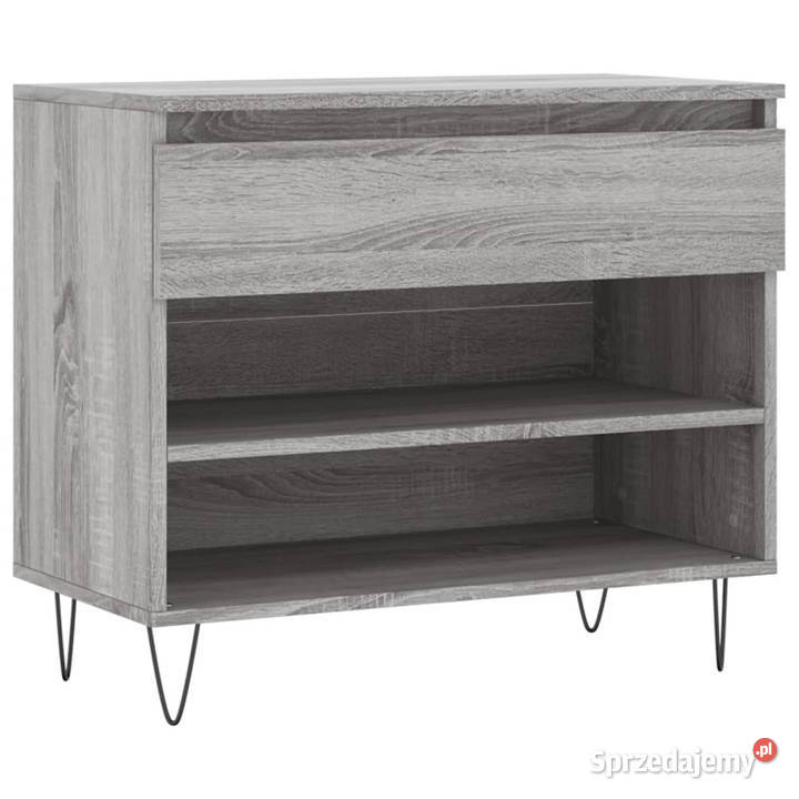 Szafka na buty szary dąb sonoma 70x36x60