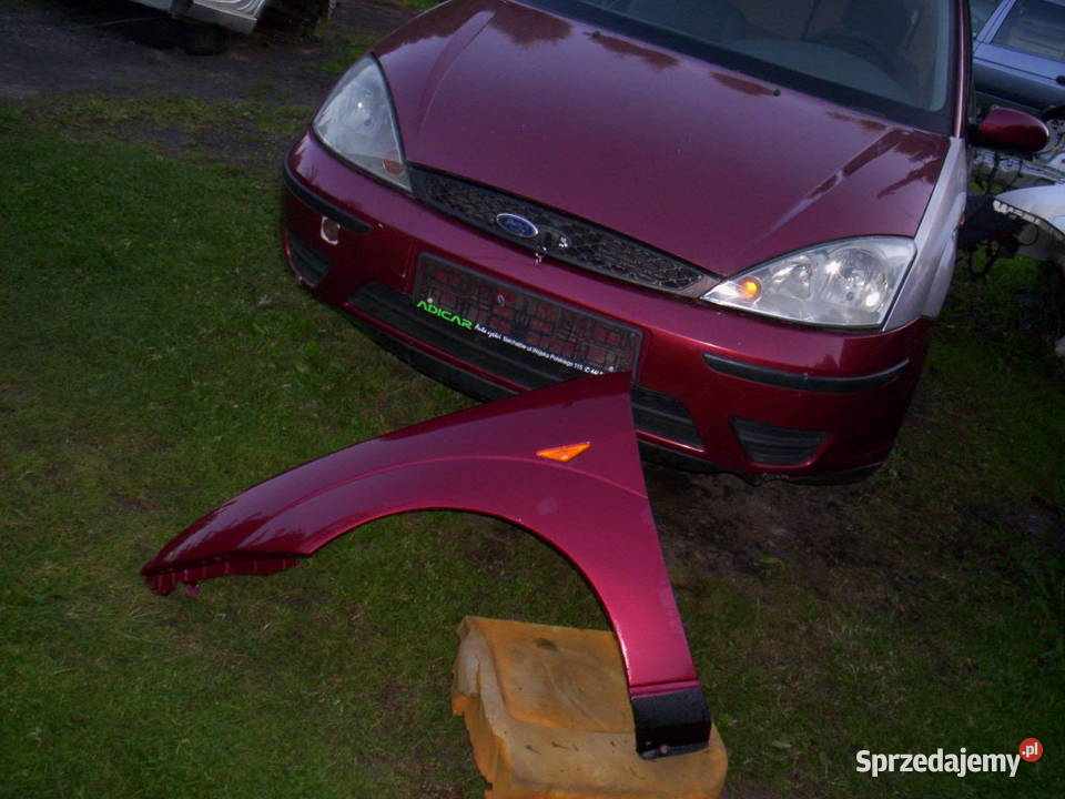 FORD FOCUS MK1 Maska Przód Pokrywa Bordowa Częstochowa