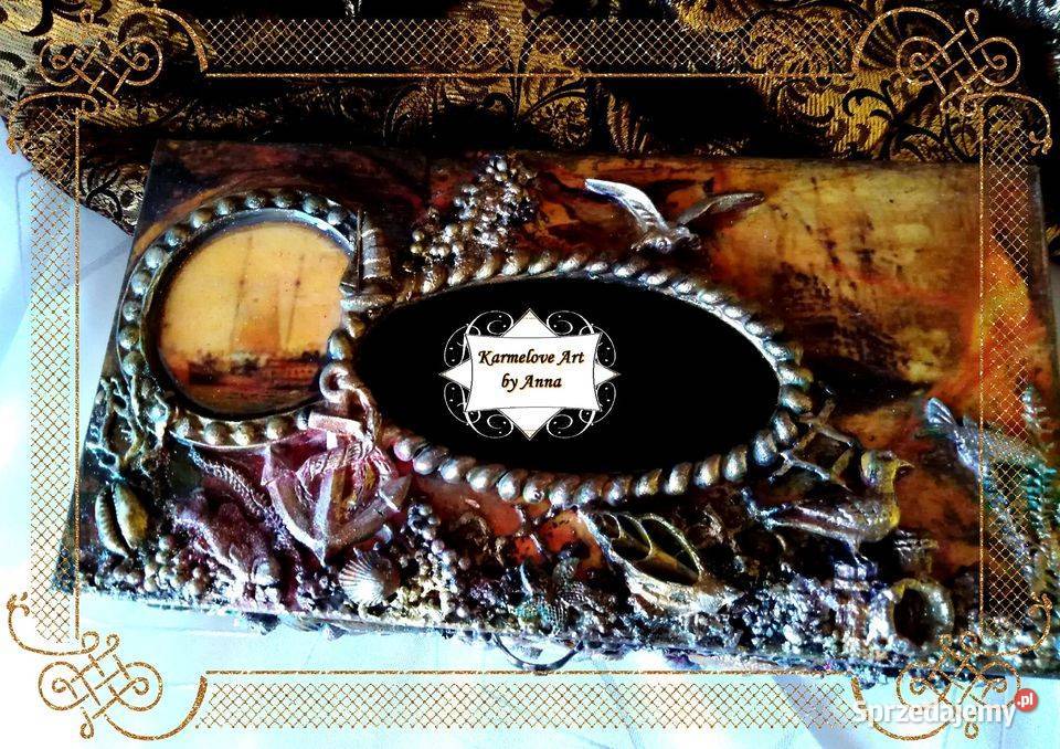 Chustecznik decoupage rękodzieło prezent Rękodzieło Warszawa sprzedam