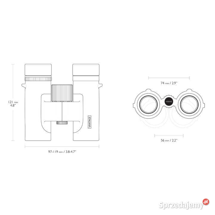 Lornetka Hawke Vantage 10x32 zielona