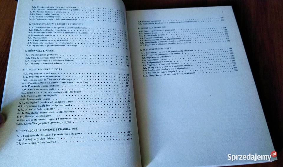 Geometria z elementami topologii i algebry Gdańsk