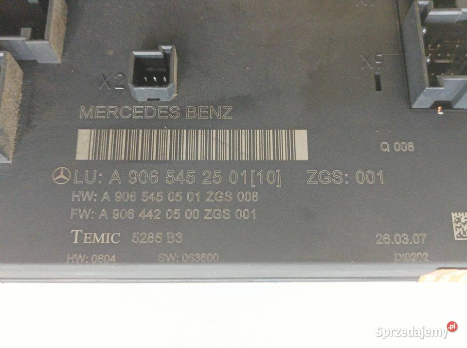MODUŁ SAM A9065452501 MercedesBenz Sprinter II osobowe