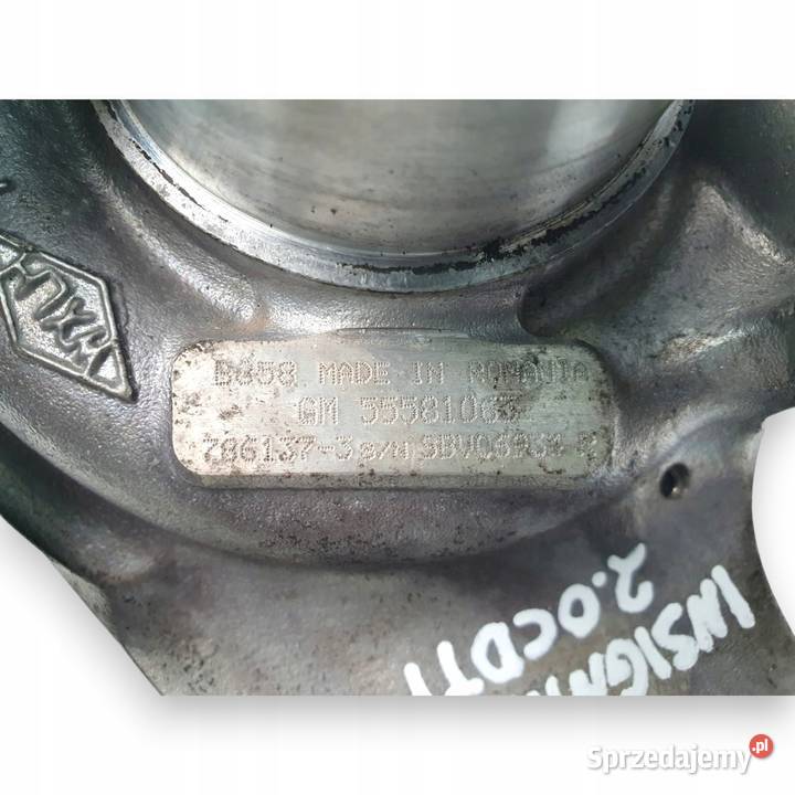 TURBOSPRĘŻARKA TURBO Opel Insignia 20 CDTI