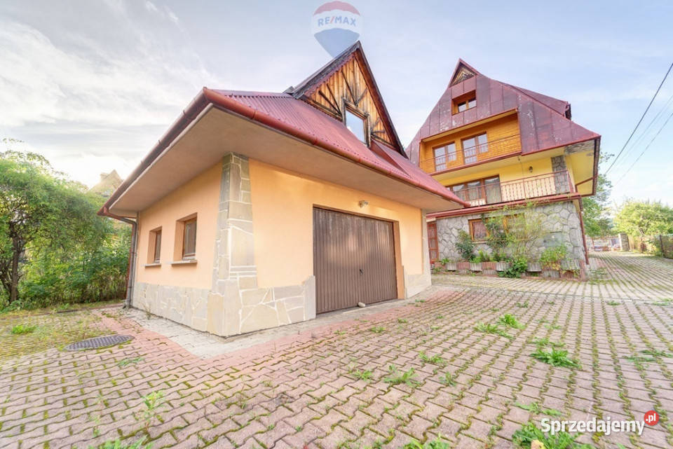 Krzeptówki Dom 17ar działki i widok Zakopane