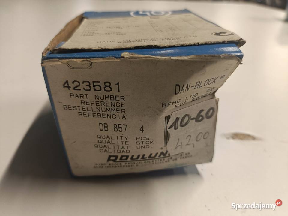 Ford Transit MK5 PRZEDNIE KLOCKI HAMULCOWE przód